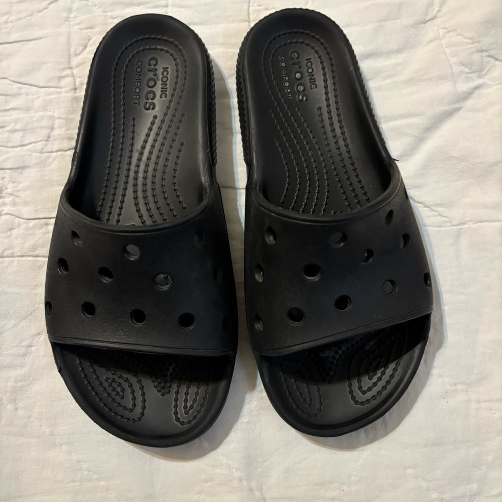 CROCS Black Slide‎ Sandals